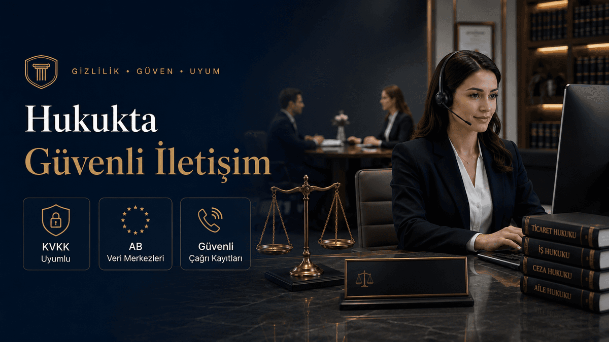 Hukuk Büroları için Yapay Zeka Destekli Bulut Santral ve Çağrı Yönetimi