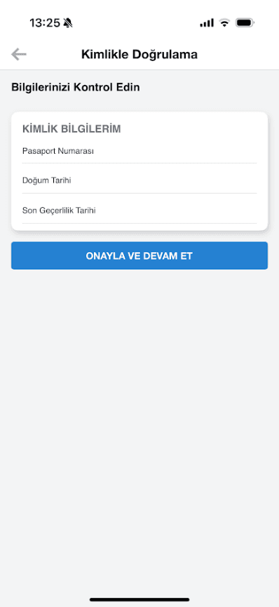 Bilgileri Kontrol Etme